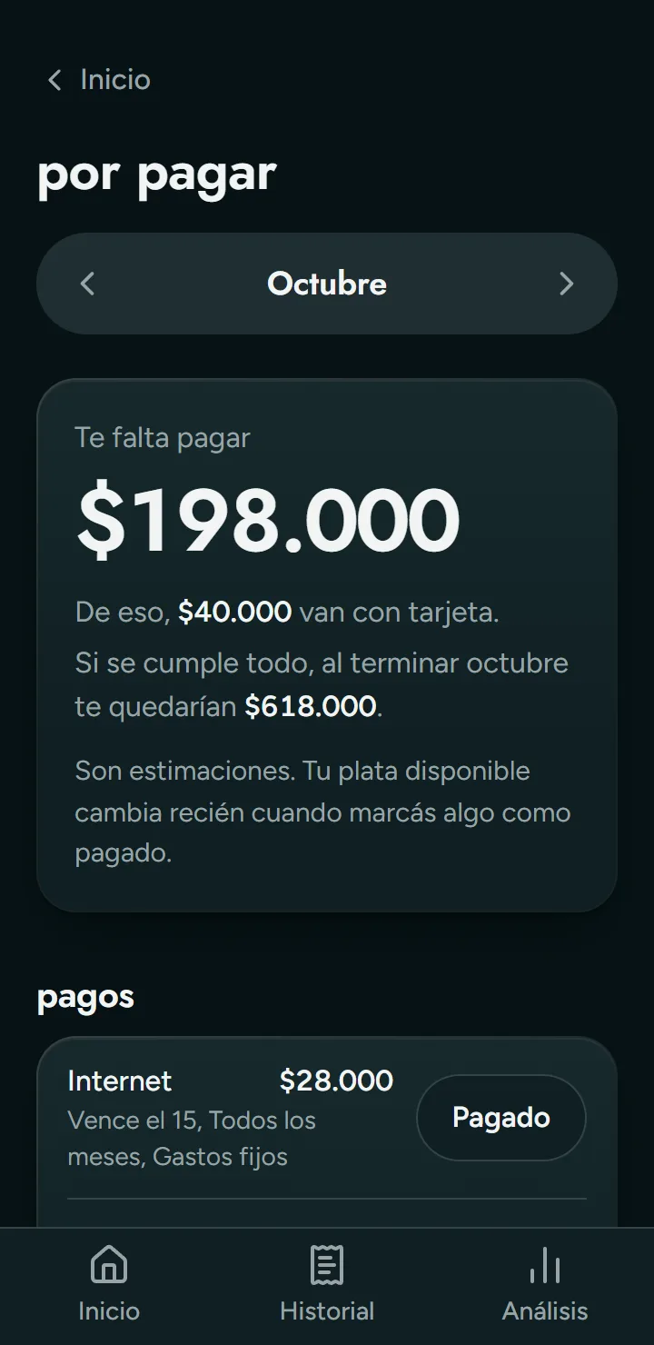 Pantalla de Cuentin: Lo que viene
